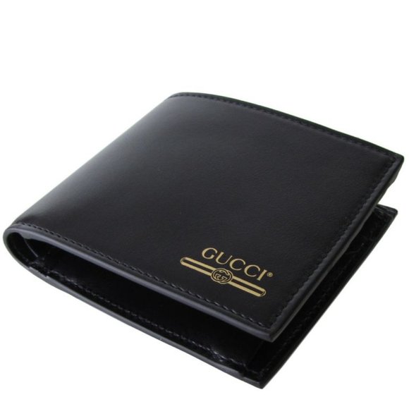 Gucci Mini Print Logo Leather Wallet w/ Coin pouch - Picture 4 of 10